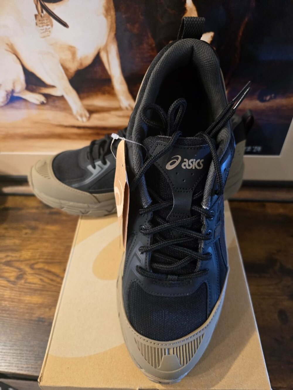 ASICS GEL-VENTURE 6 SHIELD 1203A474 004 Black Brown Sports Style MENS 10.5 NEW